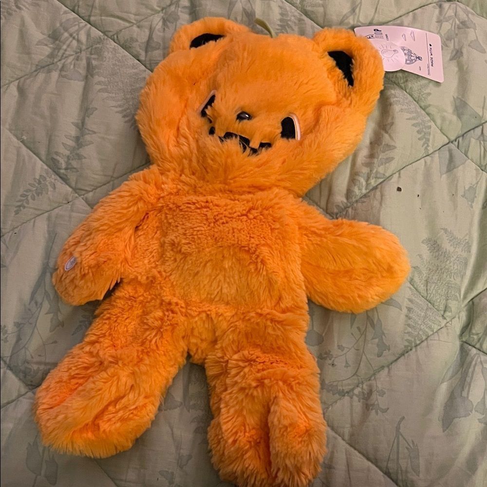 Build a bear pumpkin glow bear